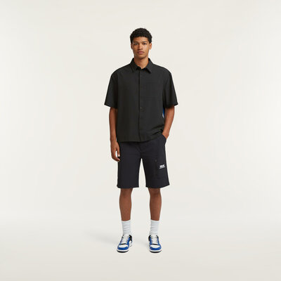 Paddock Blue Urban geweven overhemd voor heren Lamego