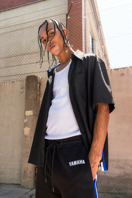 Paddock Blue Urban geweven overhemd voor heren Lamego