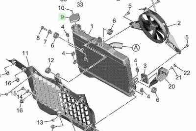 Yamaha Tenere 700 Dop Radiateur B67-12462-11
