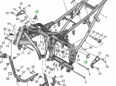 Tenere 700 Frameplug BW3-F1399-10