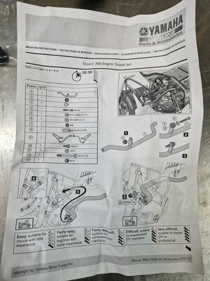 Yamaha valbeugels Tenere 700 2019 tm 2024