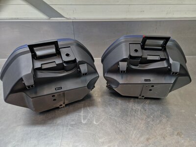 Yamaha City zijkoffer set 20 liter Mat Blauw