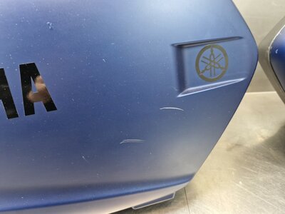 Yamaha City zijkoffer set 20 liter Mat Blauw