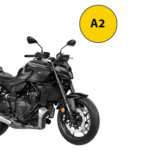 YAMAHA MT-07 A2 huurmotor