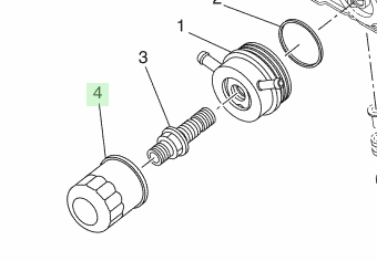 Yamaha oliefilter 5GH-13440-90