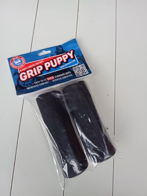 Griffgummi Grip Puppies handvatten zwart Wunderlich