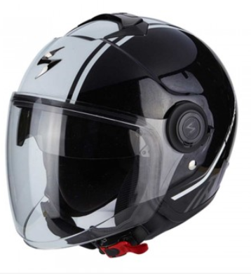 Scorpion Jethelm EXO-City Avenue Black White