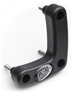 ENGINE CASE SLIDER, zwart, RHS